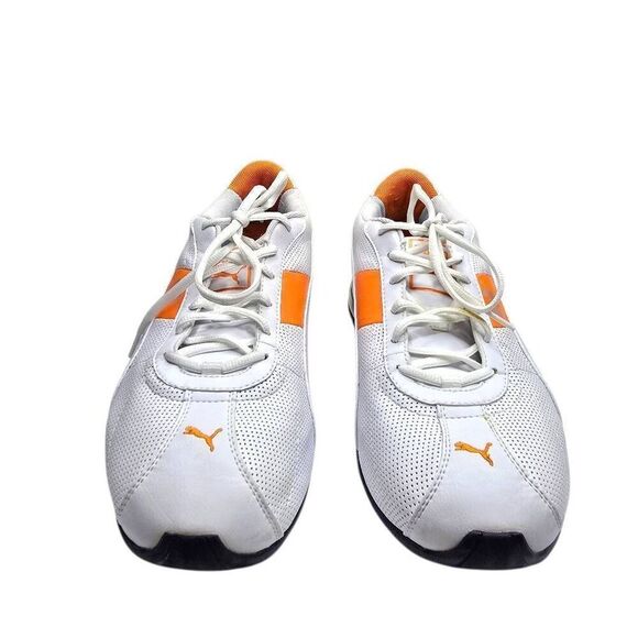 Puma Mens Cell Turin Training Running Shoe White Orange Silver Size 11.5 main image 10
